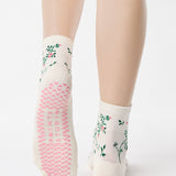 Rose Garden Ankle Grip Sock