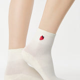 Strawberry Ankle Grip Sock