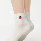 Strawberry Ankle Grip Sock