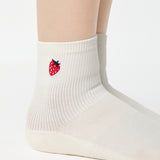 Strawberry Ankle Grip Sock