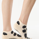 Berry Full Foot Grip Sock