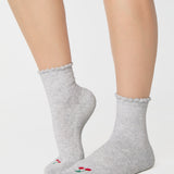 Cherry Ankle Grip Sock