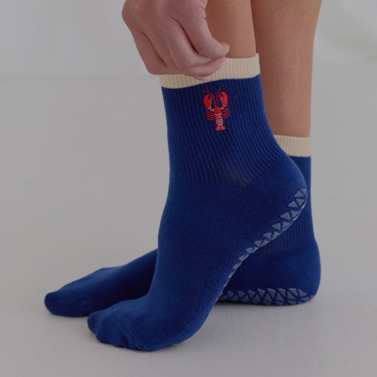 Lemons Full Foot Grip Socks for Pilates, Barre & Yoga | Pointe Studio