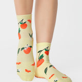 Orange Toss Ankle Grip Sock