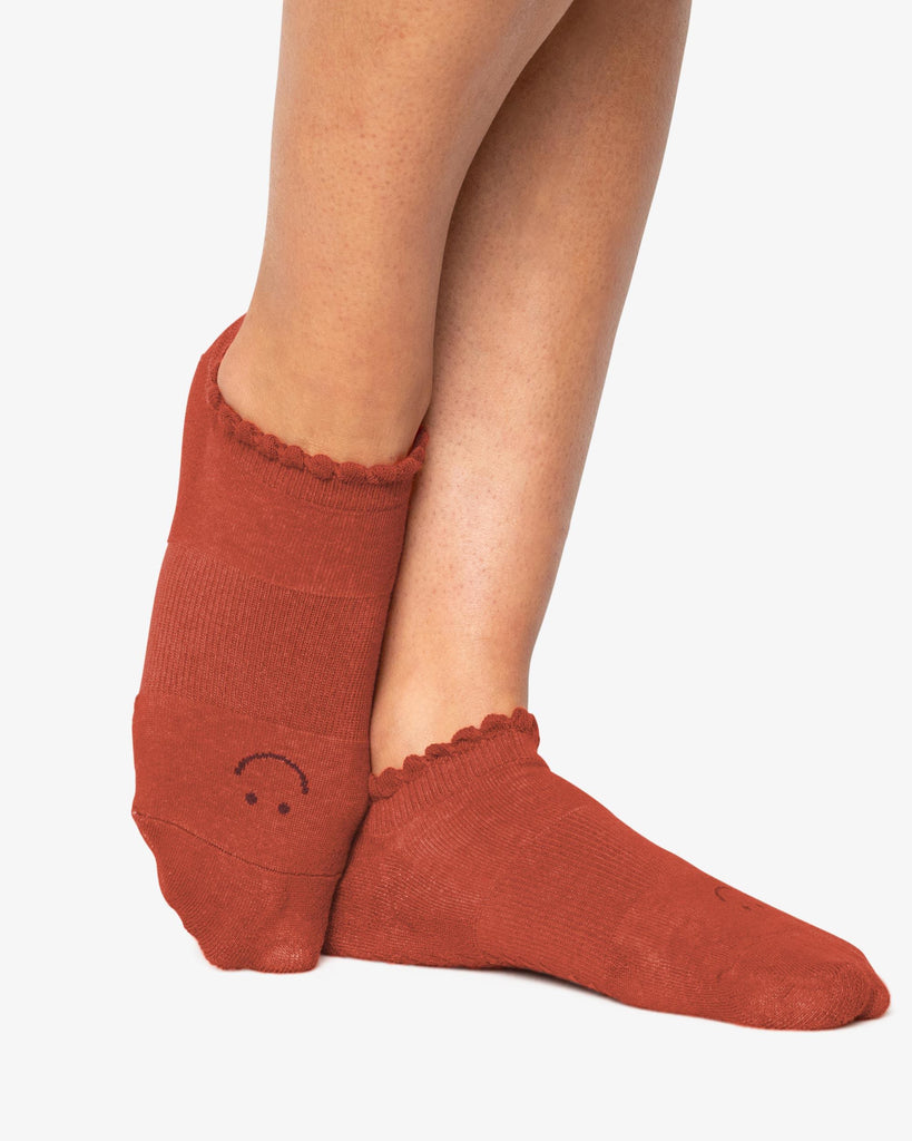 Happy Grip Socks - Red