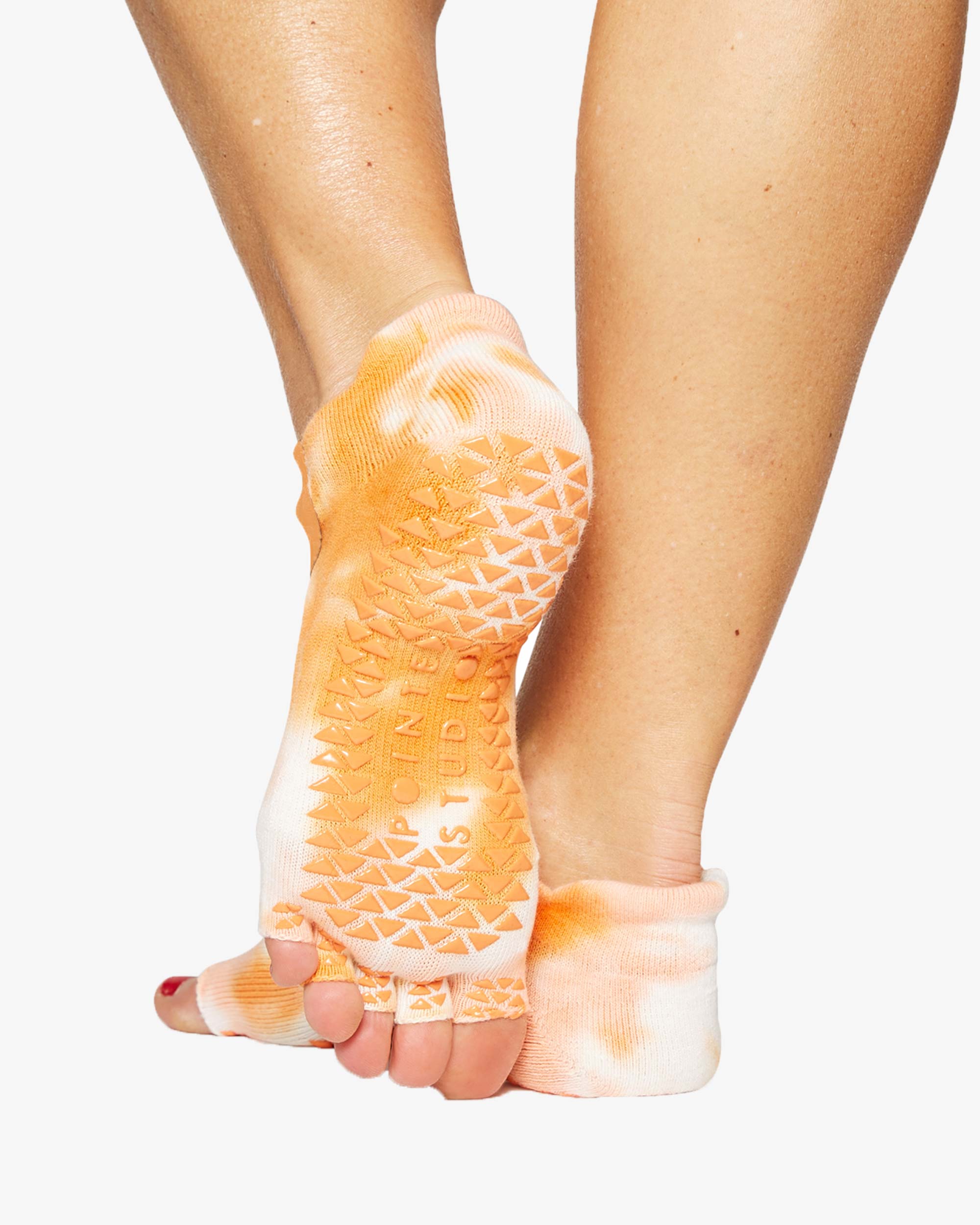 Jamie Toeless Grip Sock All over grip and power mesh for ventilation will power you through your hardest workout!