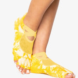 Washout Toeless Grip Sock