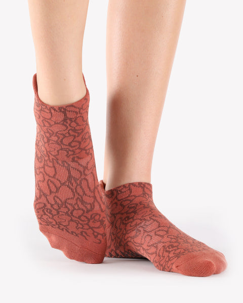 Abstract Grip Sock