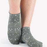 Tick Tock Full Foot Grip Sock