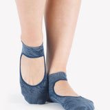 Marble Strap Grip Sock