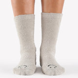 Happy Cloud Crew Grip Sock