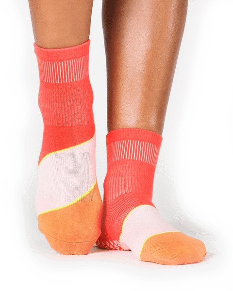 Chev Stripe Ankle Grip Sock